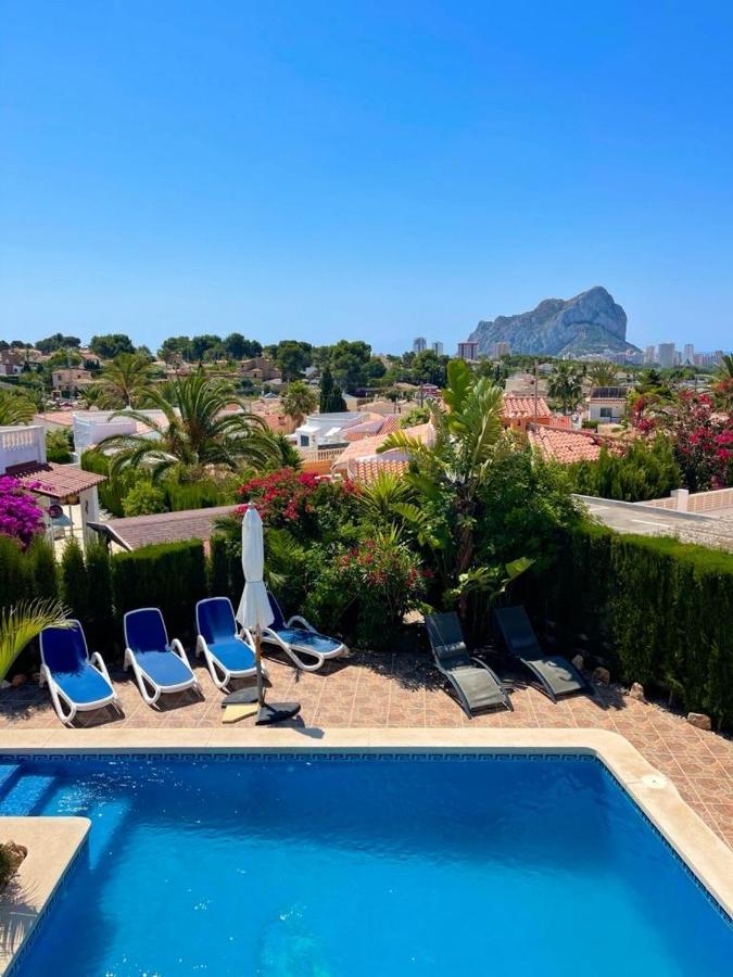 Villa Hayahay With Private Pool & Amazing View Calpe Eksteriør bilde
