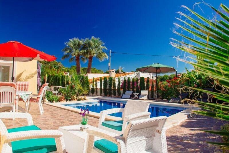 Villa Hayahay With Private Pool & Amazing View Calpe Eksteriør bilde