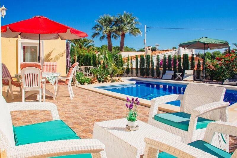 Villa Hayahay With Private Pool & Amazing View Calpe Eksteriør bilde