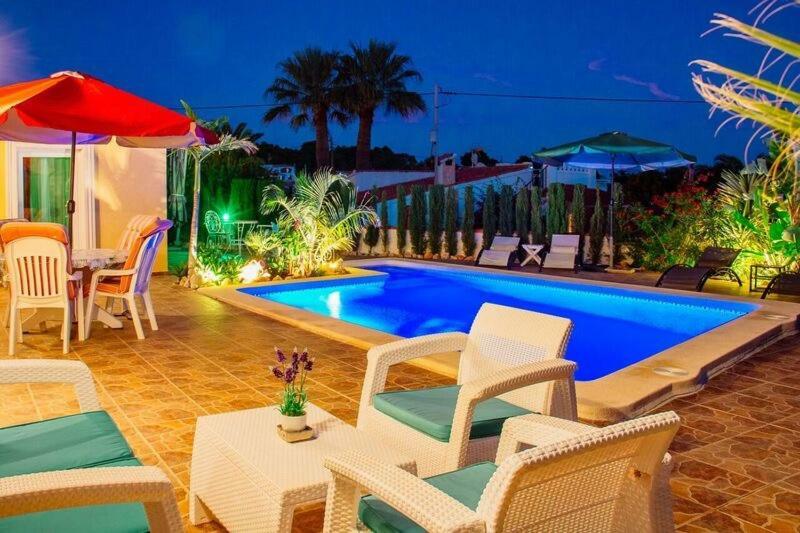 Villa Hayahay With Private Pool & Amazing View Calpe Eksteriør bilde